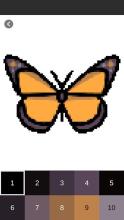 Butterfly Color By Number: Pixel Art Butterfly截图2