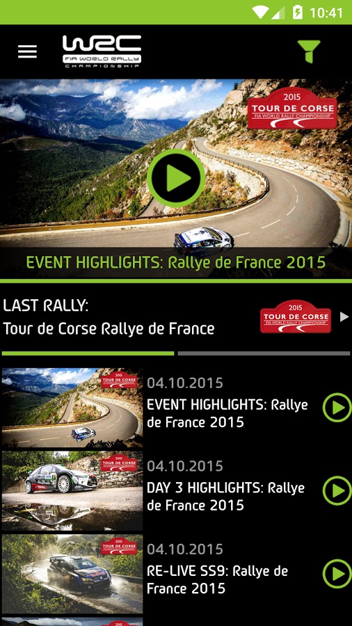 WRC – Die offizielle App截图3