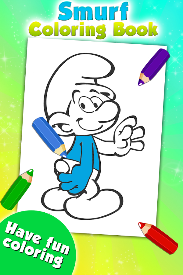 Smurfy Coloring Game截图3