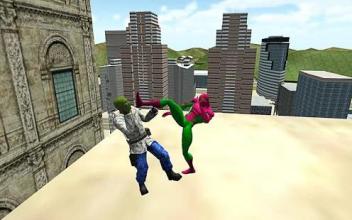 Spider Hero Survival vs Crime City Gangsters War截图1