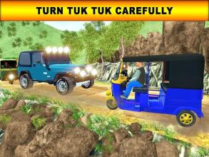 Tuk Tuk Auto Rickshaw - Off Road Drive Sim截图3