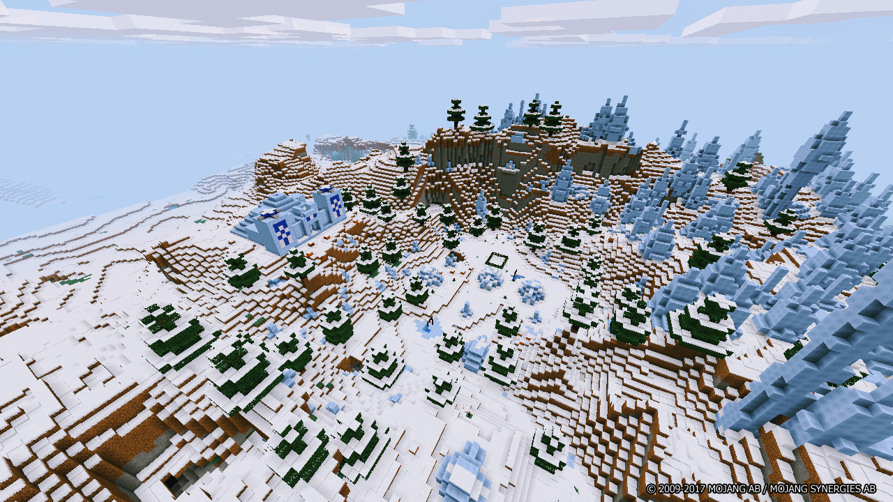 The Arctic Village Minecraft Map截图1