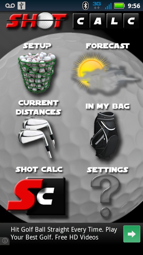 Golf SHOTCalc Demo截图2