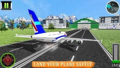 Flying Airplane Pilot Flight 3d Simulator截图3