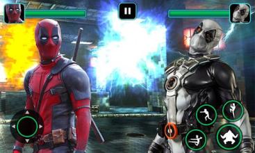 Dual Sword Red Superhero - Dead Fighting Pool Game截图4