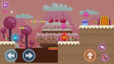 Red boy and Blue girl - Candy World Adventure截图2