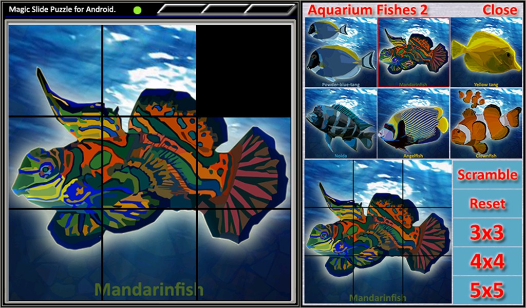 Magic Slide Puzzle A Fishes 2截图3