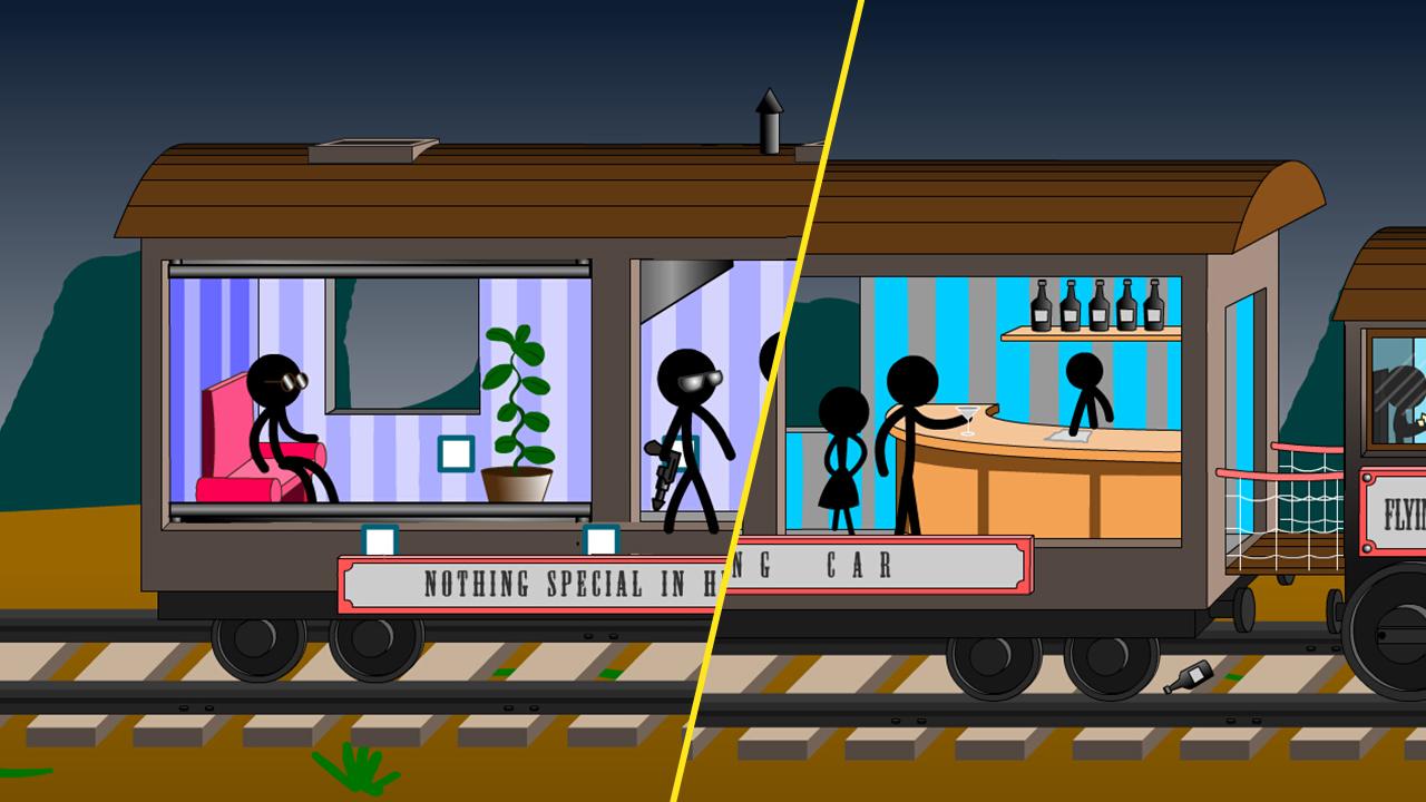 Stickman Death Train截图2