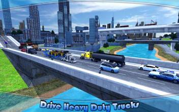 Heavy Machinery Transporter Truck Simulator截图2