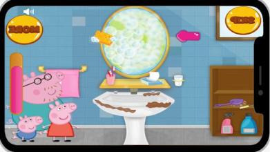 Pig Cleaning Bathroom截图2