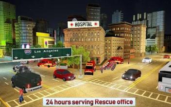 Bike Rescue Driver Ambulance Game截图1