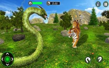 Real Anaconda Simulator 3D - Animal Hunting Games截图1