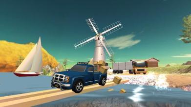 Cargo Truck Driver: Transporter Euro Truck Game 3D截图1