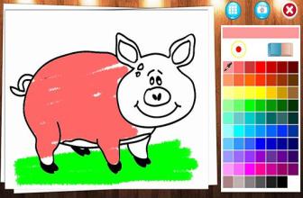 Art Coloring Page - for Pig Painting截图4