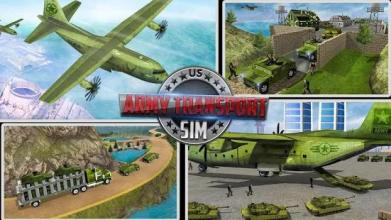 Offroad US Army Transport 3D截图1