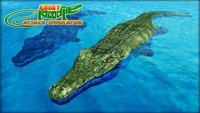 Angry Crocodile Attack Sim 3D截图3