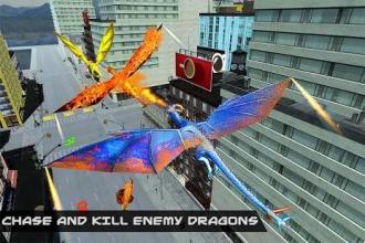 US Police Robot Car Flying Fire Dragon Games截图3