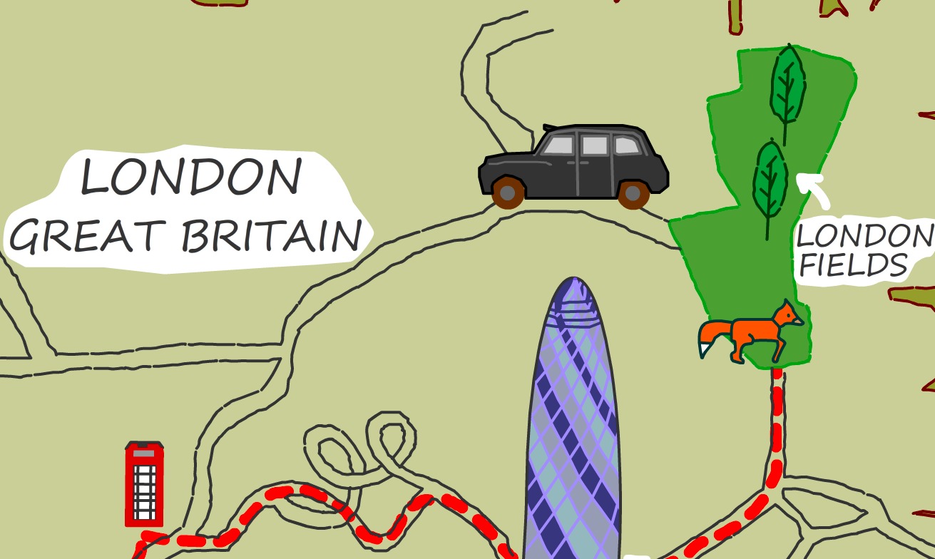 London Treasure Hunt Map Free截图4