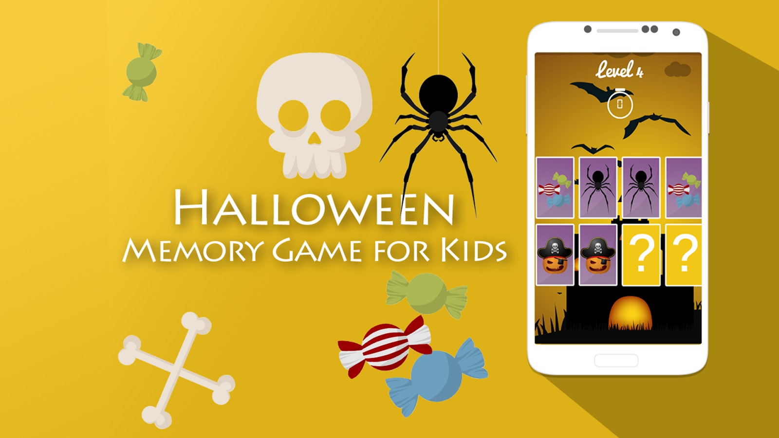 Memory Game for Kids Halloween截图5