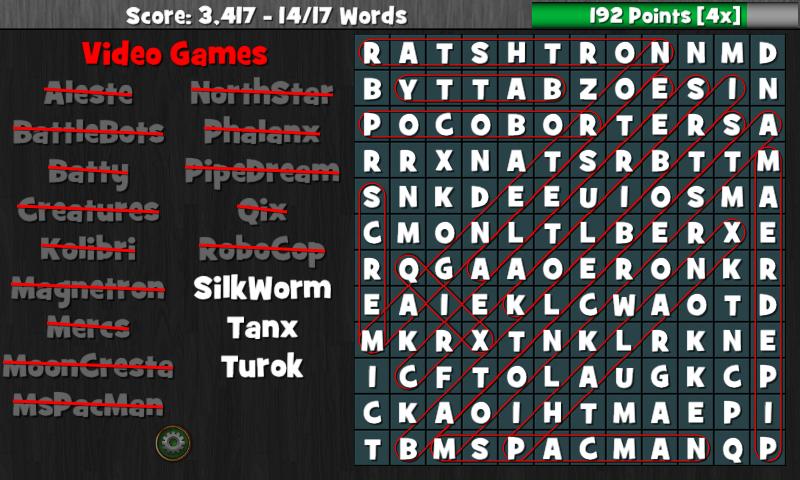 WordSearch Hunter Free截图1