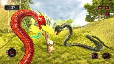 Snake Simulator Anaconda Attack Game 3D截图5