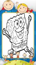 Coloring SpongeBoob For Kids截图5