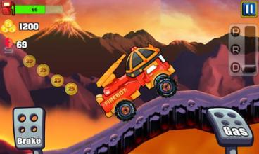 Robot Car Hill Racing - poli games free for kids截图5