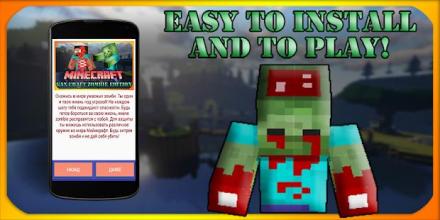 GunGraft Zombie map MCPE mini game Pocket Edition截图2