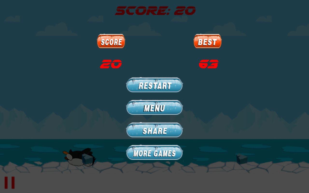 Penguin Runner Game截图4