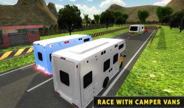 Camper Van Driver 3D Racing Game截图4