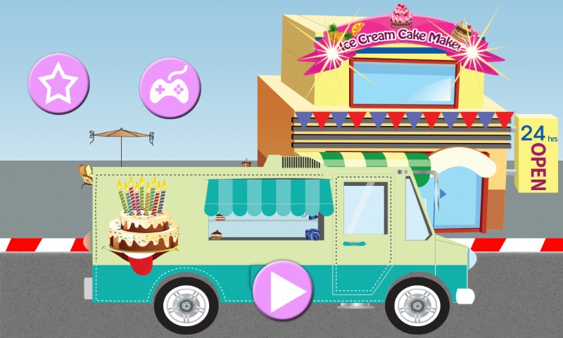 Ice Cream Cake Maker - Cooking截图1