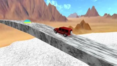 Mountain climbing 4x4 jeep stunt game截图4