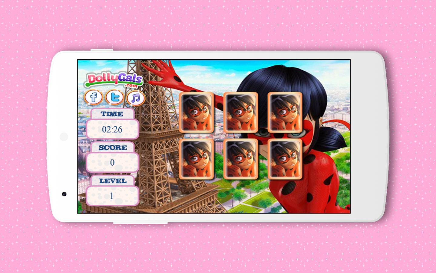 Miraculous Ladybug Memory Cards - free games截图3