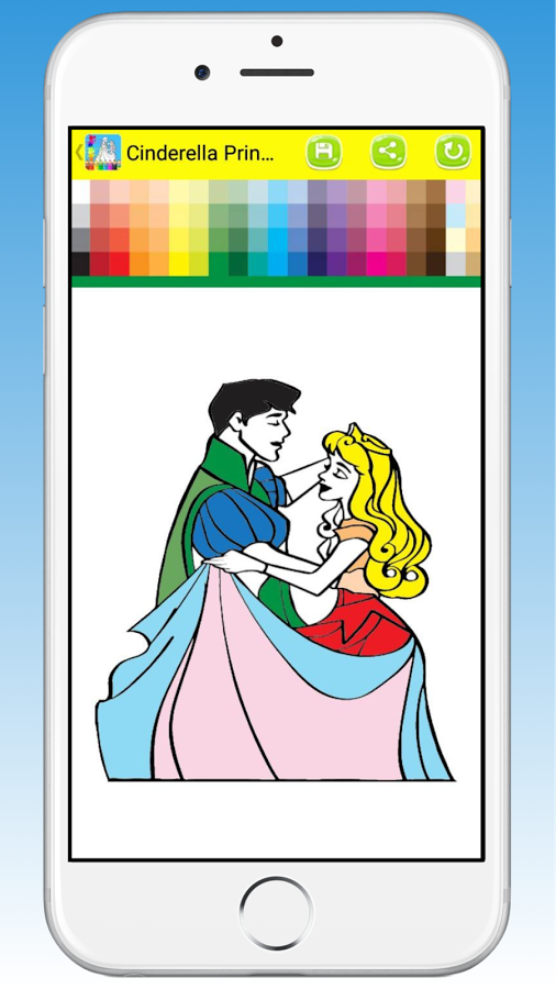 Cinderella Princess Coloring Books截图1