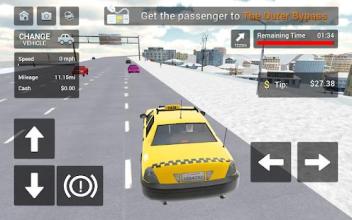 City Taxi Cab Driving Simulator截图5