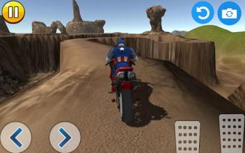 SuperHero MOTO Fever Bike Stunt Games截图1