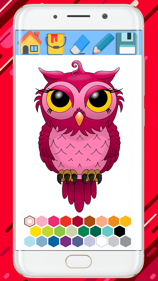 Owl Coloring Book- Cut Owl coloring Mandala 2018截图1