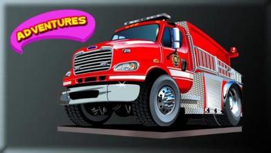 Fireman & Firefighter Sam trucks: Fire Truck Games截图1