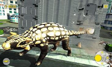 Wild Dino Attack 3D City Rampage截图1