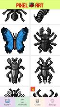 Bug Color By Number: Pixel Art Bug截图3