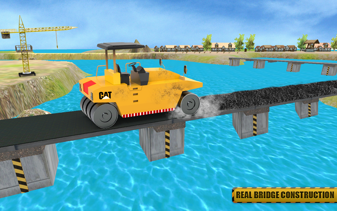 River Bridge Construction: Heavy Machinery截图5