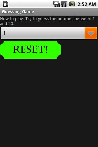 Number Guess Game截图1