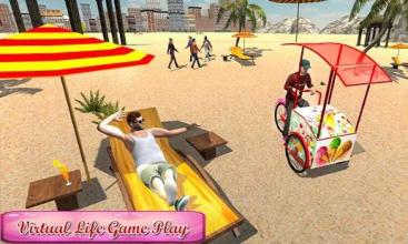 City Ice Cream Delivery Boy: Virtual Life Game 3D截图1