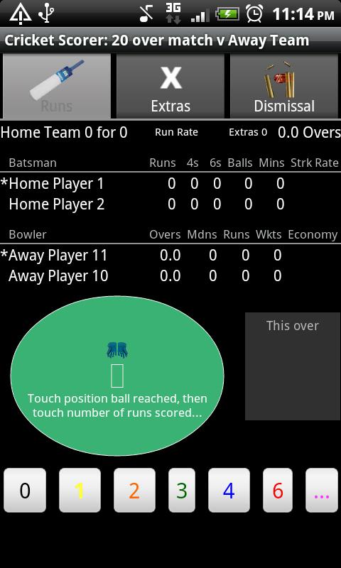 Android Cricket Scorer截图3