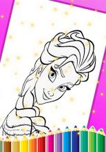 Draw and coloring princess - coloring princess截图3