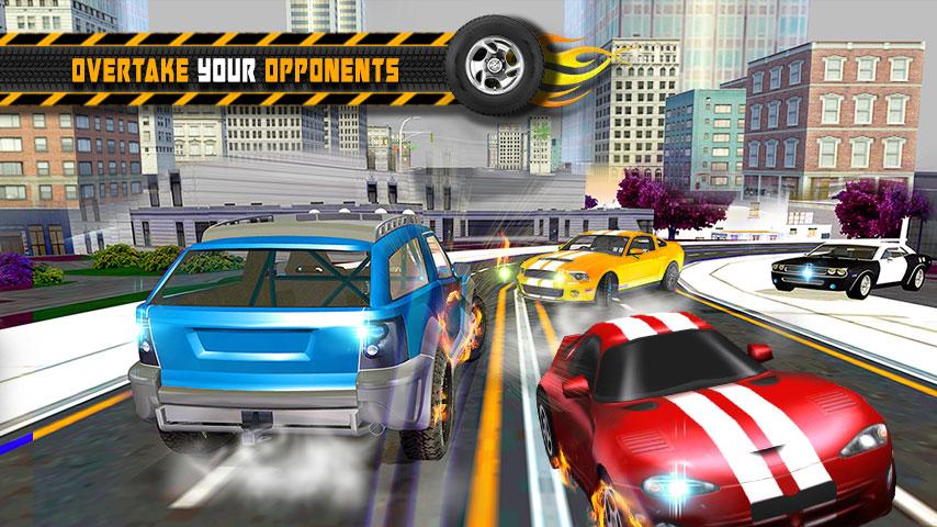 Endless Highway Traffic Super Fast Car Racing 3D截图5