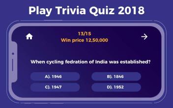 KBC 2018 - Millionaire Trivia Quiz Game Online截图3