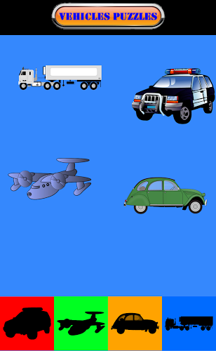 Toddler Vehicles Puzzles截图1