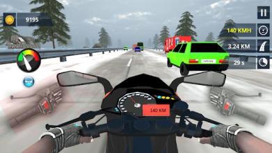 Traffic Motorbike Racer: Highway Rider 3D截图2