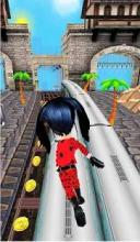 Subway Lady Bug Cat Noir Run Free Game截图3